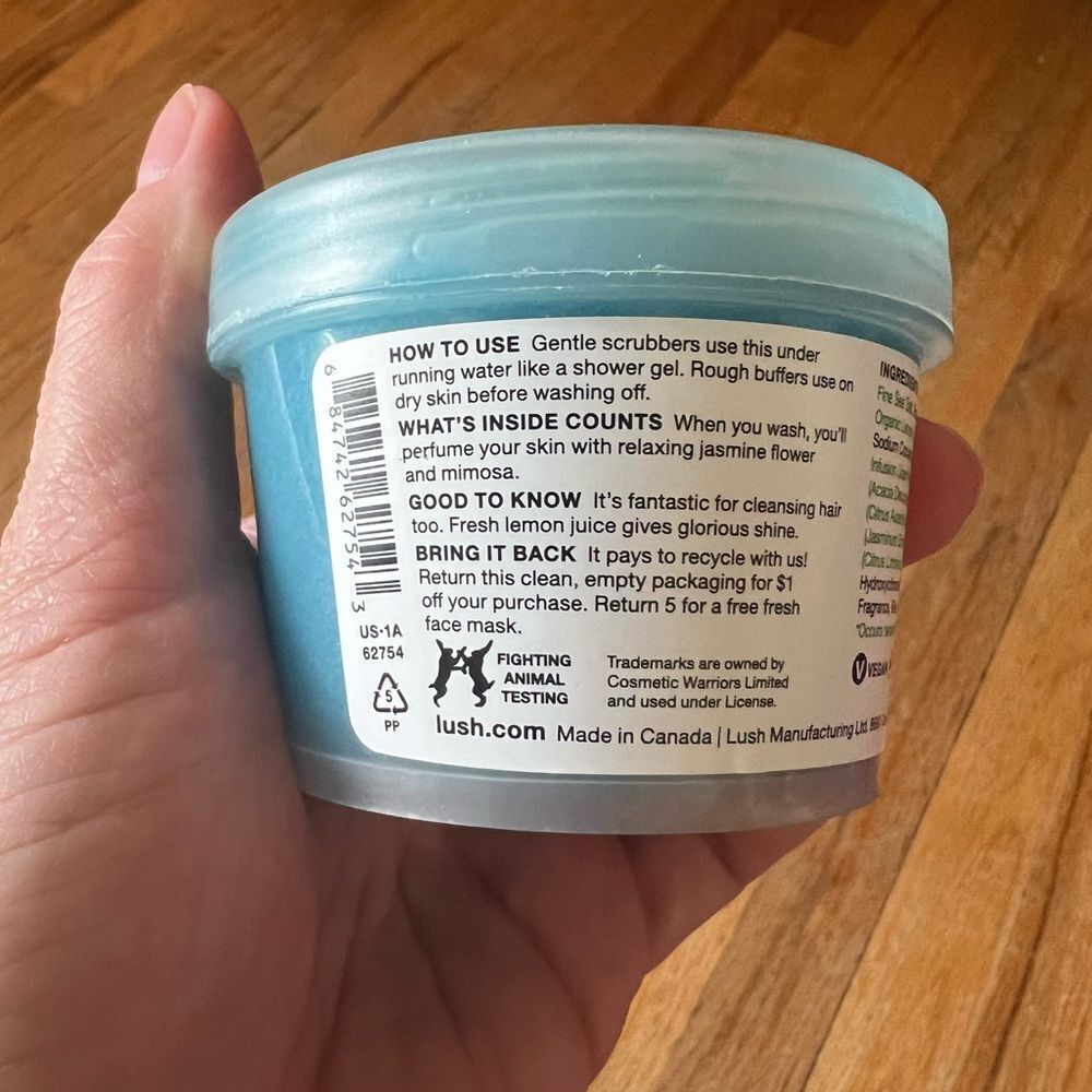 Lush RUB RUB RUB Body Salt Scrub 4.5 oz - Picture 4 of 8
